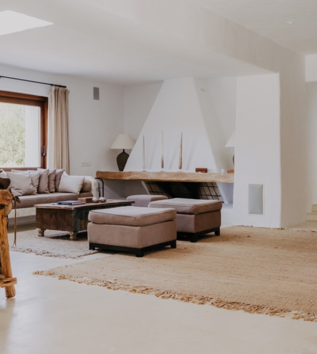 Resa estates Ibiza for sale finca Santa gertrudis fire place.jpg